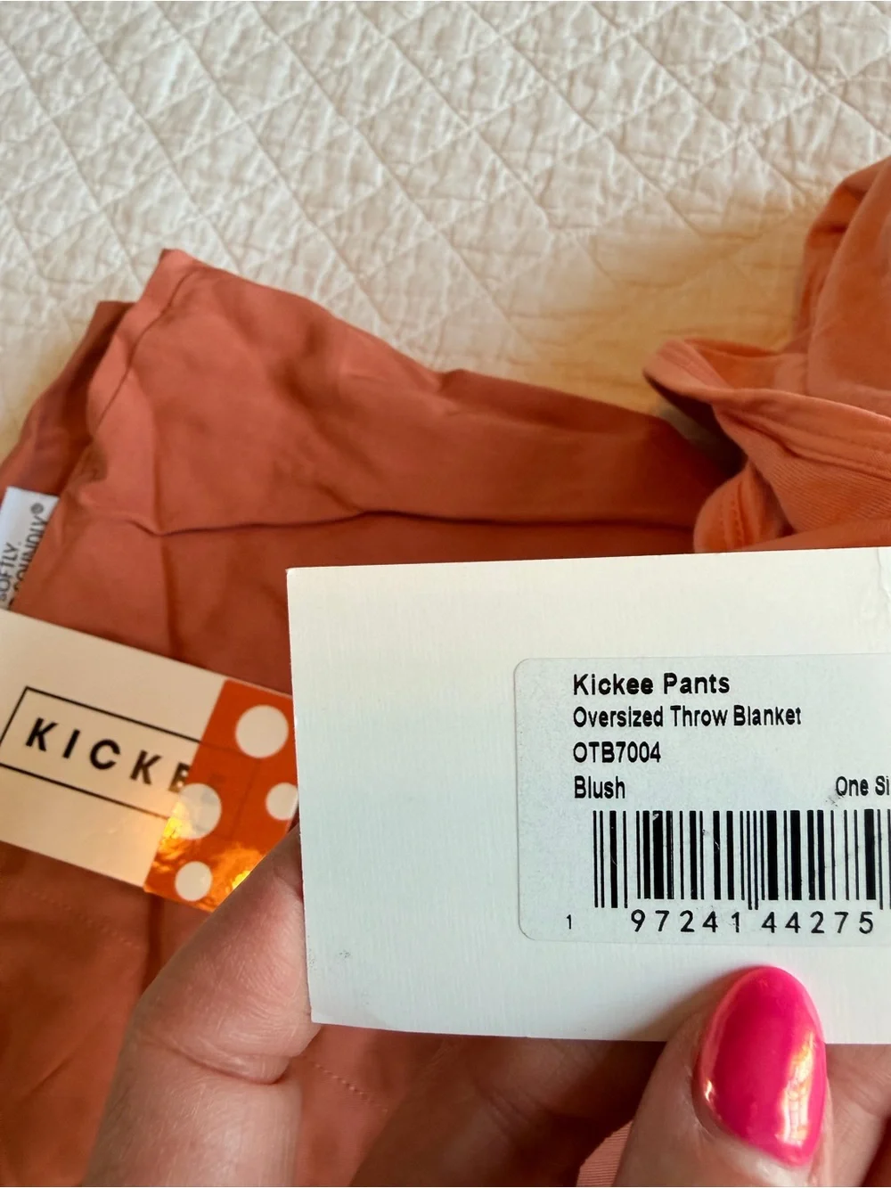 NWT KICKEE Twin Bedding Set - Bamboo Sheet, Throw Blanket, Woven Pillowcase